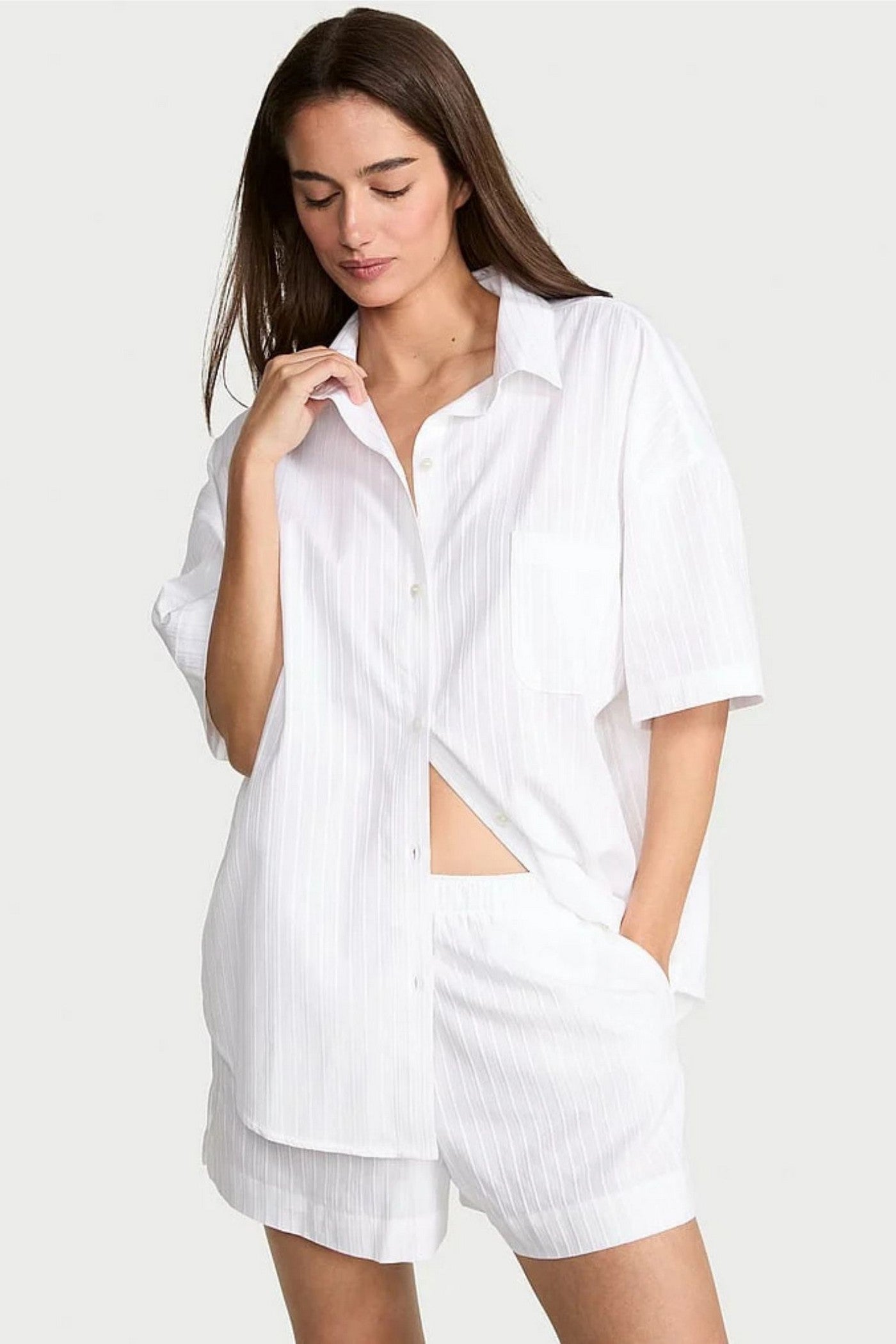 Пижама с шортами 837963313 white