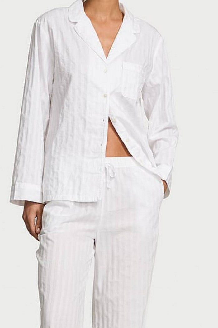 Бавовняна піжама 939748633 white Victoria`s Secret