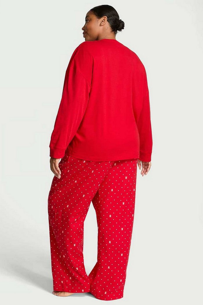 Хлопковая пижама 943976754 red