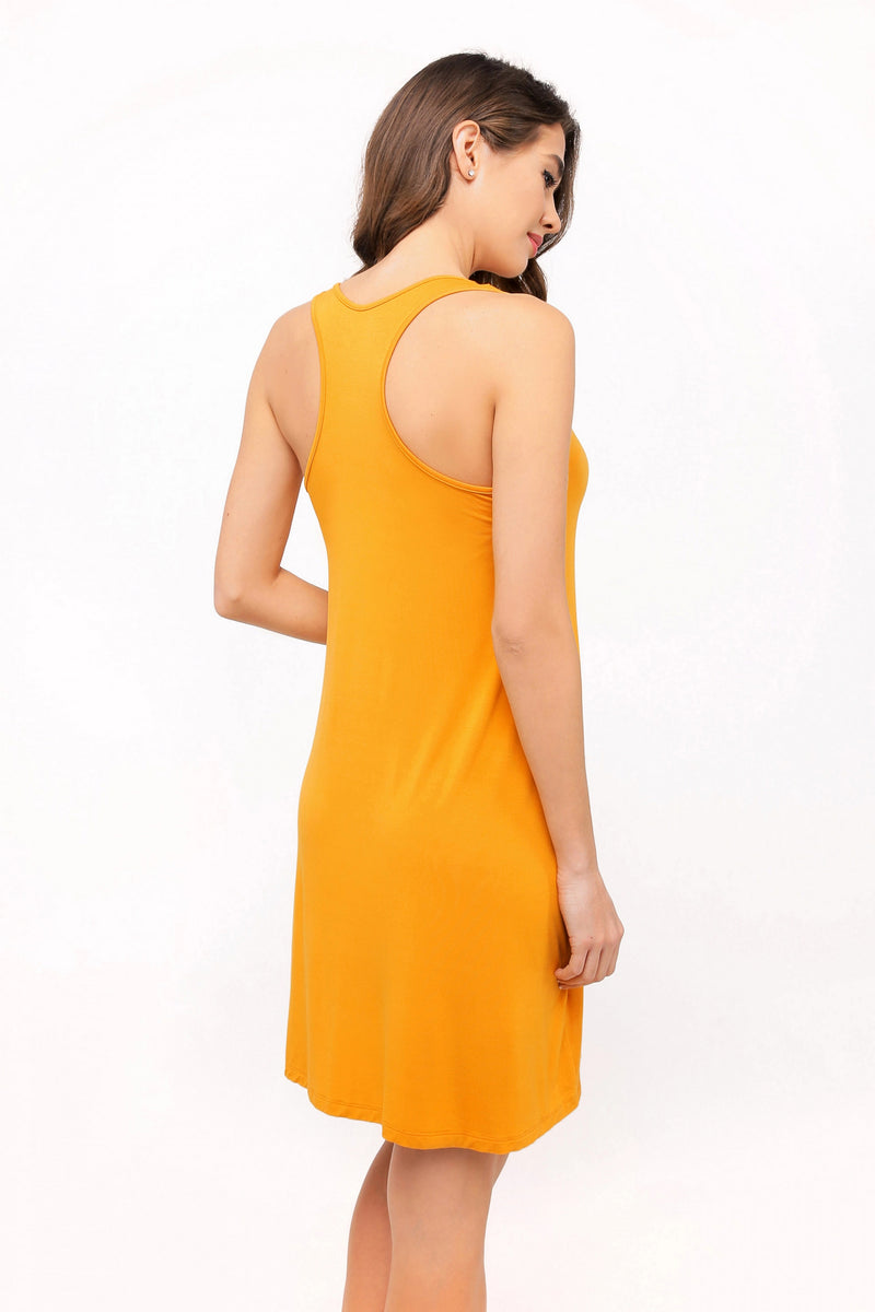 Бавовняна сукня-майка 6235-1 97 mustard
