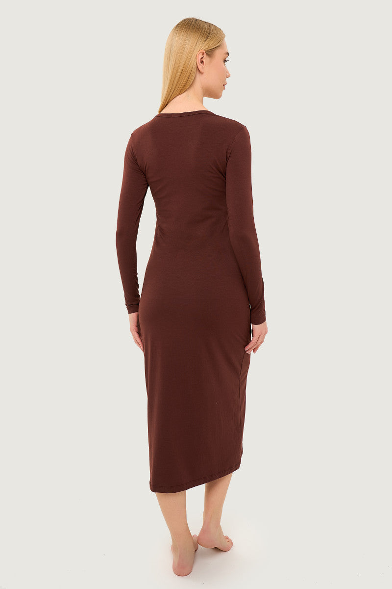 Платье из модала Шоколад 25015