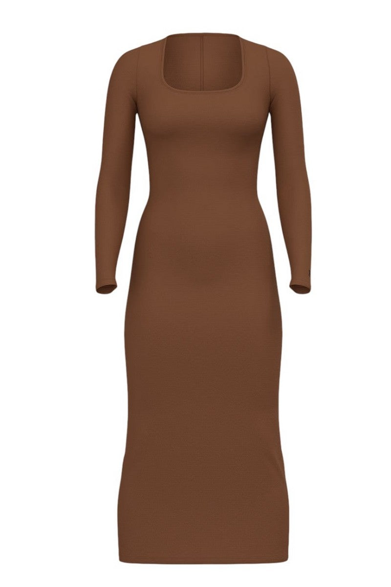 Домашнее платье из модала 281626785 brown