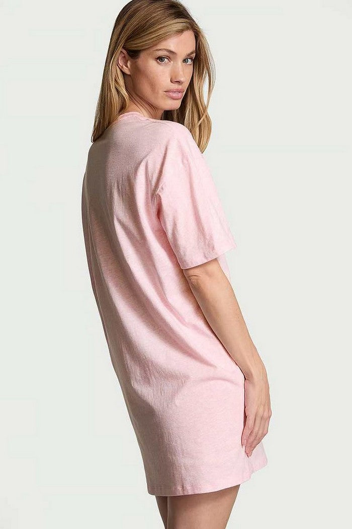 Домашнее платье-футболка со страами 494486496 rose