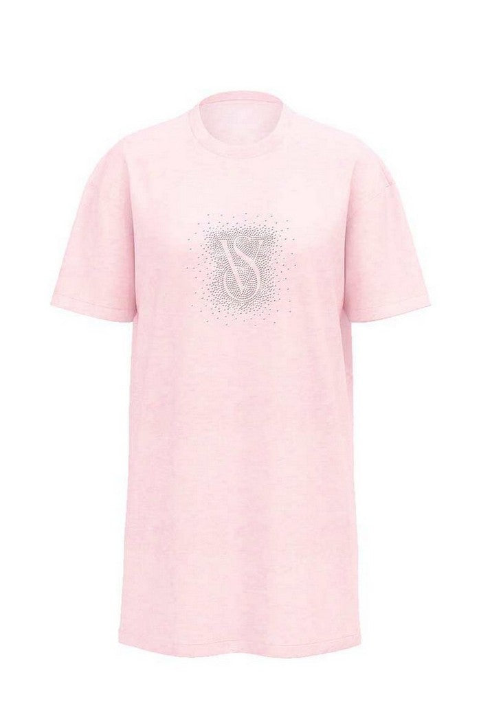Домашня сукня-футболка зі стразами 494486496 rose