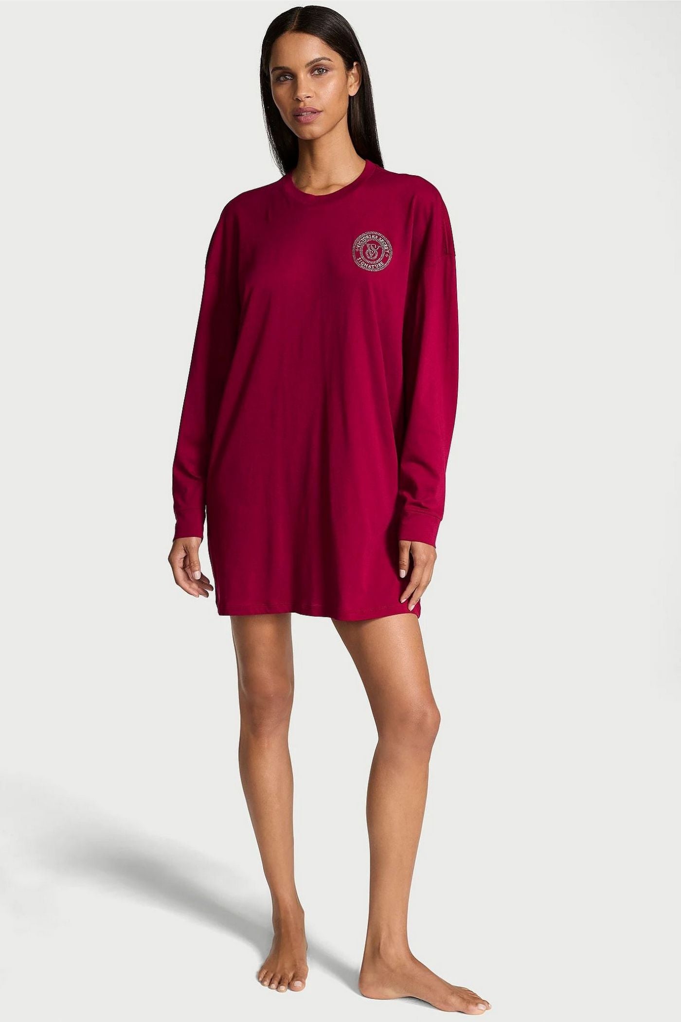 Хлопковая туника 649631863 bordo