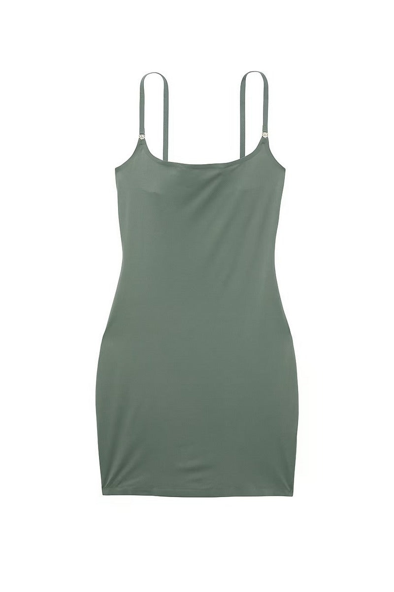 Бесшовное платье под одежду 80996187 green