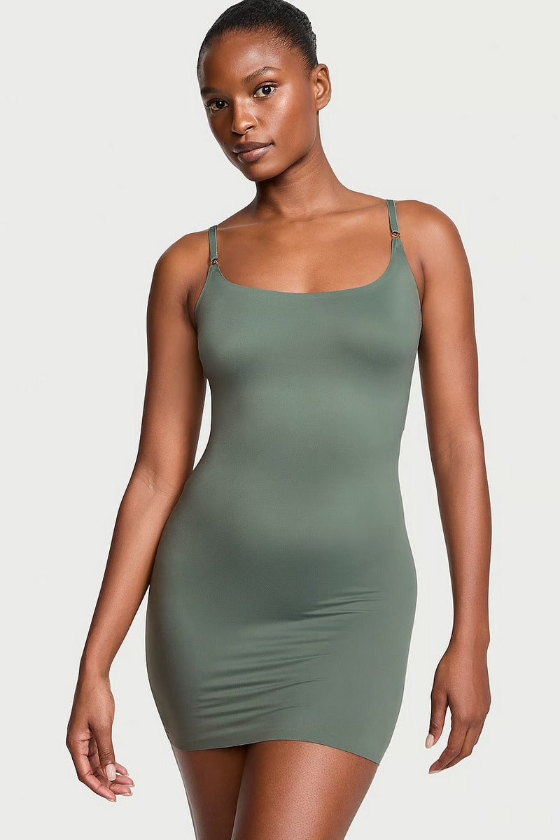 Бесшовное платье под одежду 80996187 green