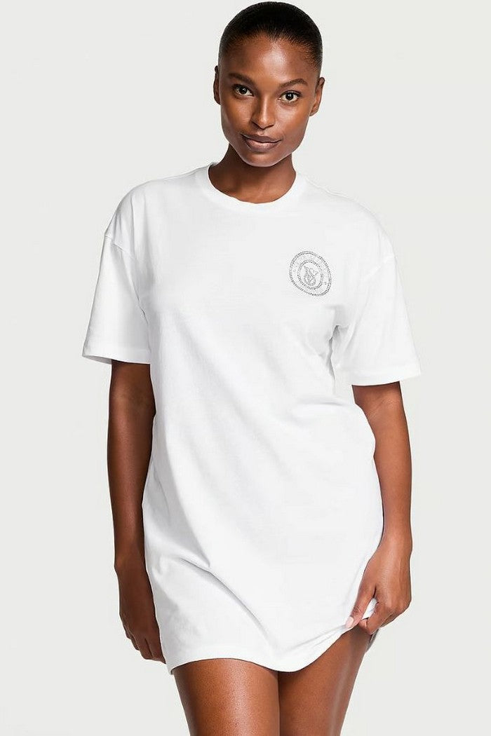 Домашнее платье-футболка 840943540 white