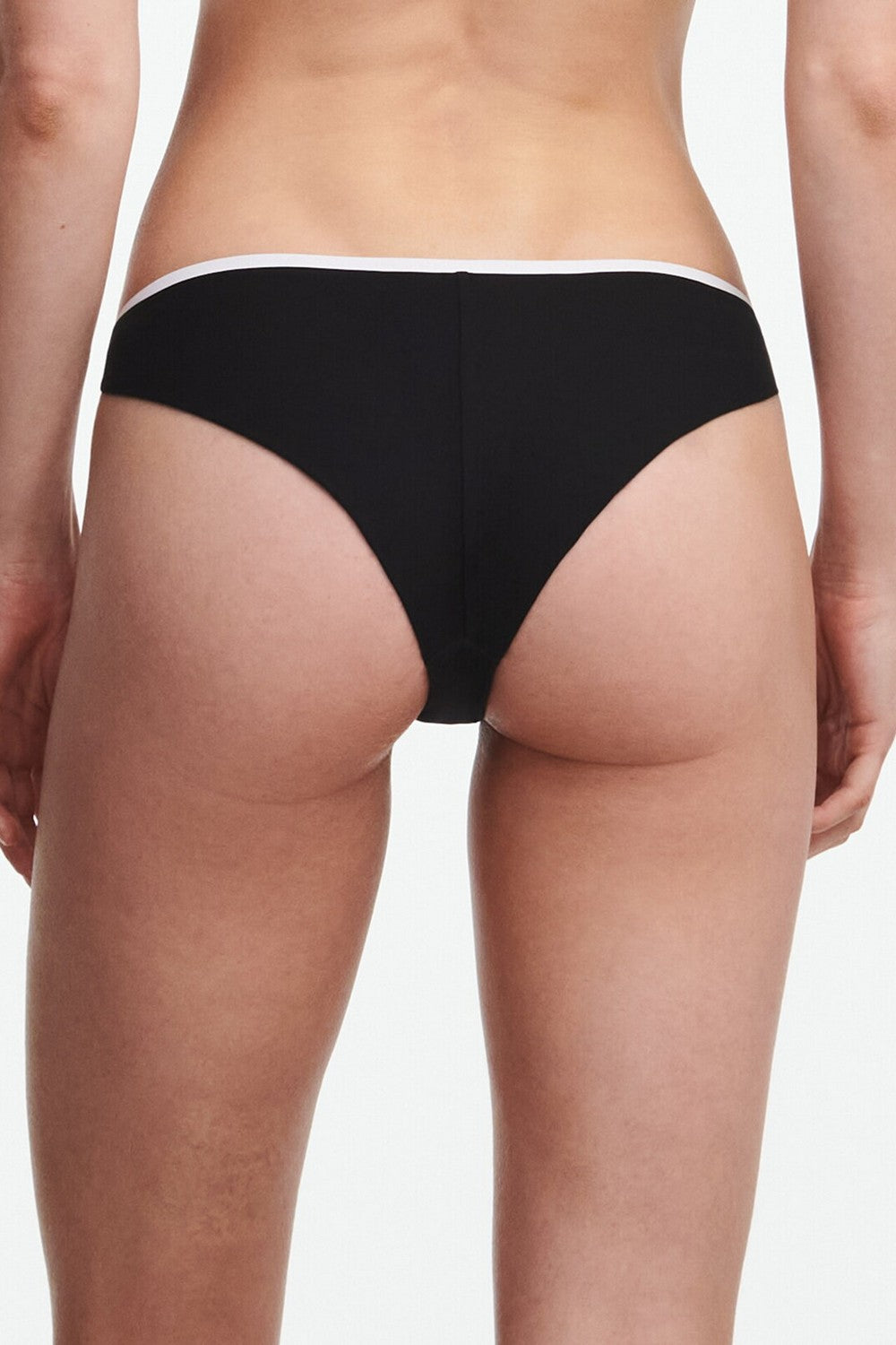 Плавки бразіліана 12IG0 Authentic black/white Chantelle спина
