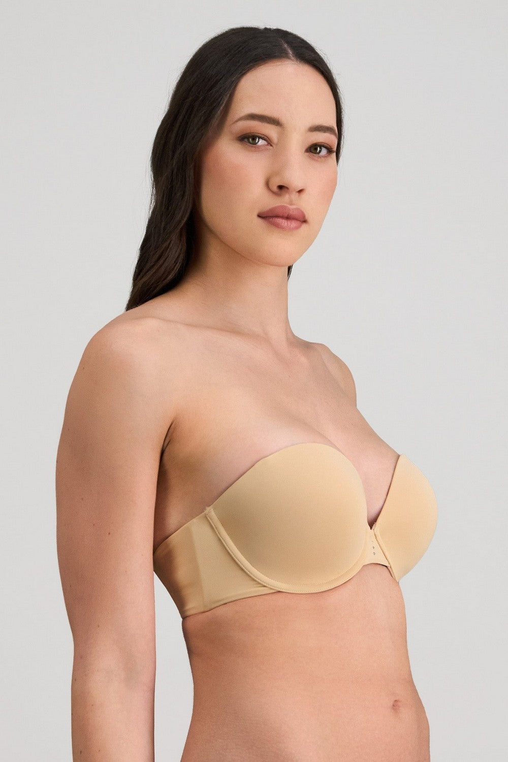 Гладкий бюстгальтер балконет 824059 My Fit FMO Smooth frappe