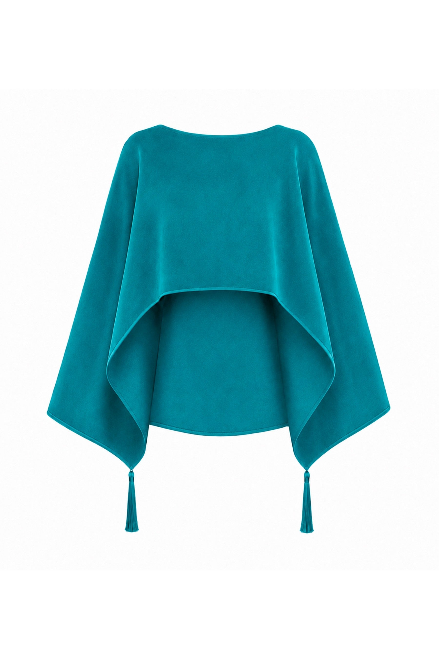 Велюрове пончо 650-2135/119 emerald Anabel Arto