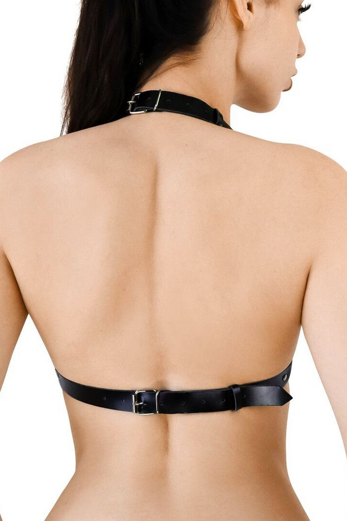 Кожаная портупея Aiden Leather harness black