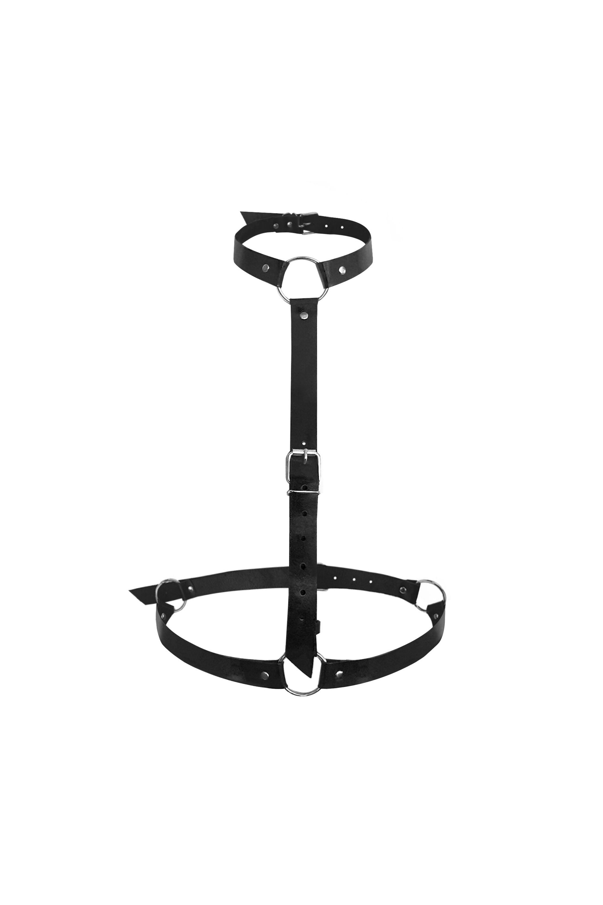 Кожаная портупея Debbi black