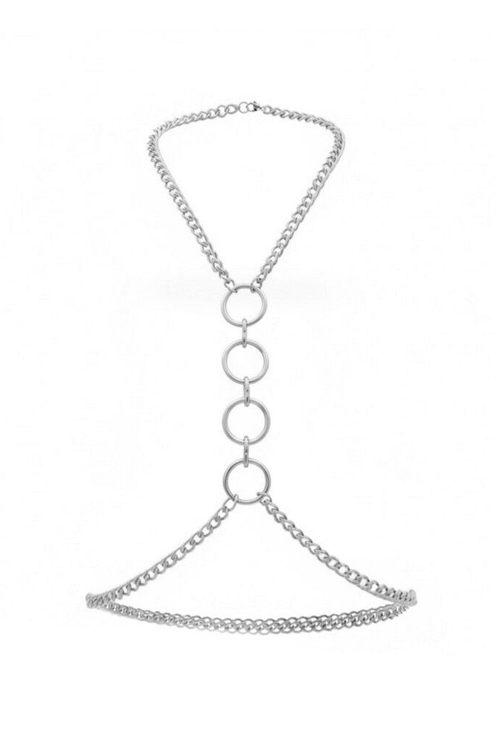 Металева портупея Mango silver Art of Sex