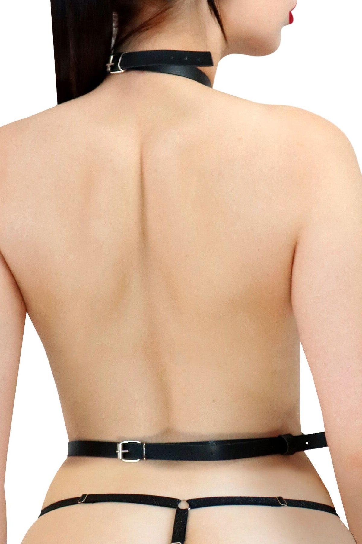 Кожаная портупея Miss Sexy black