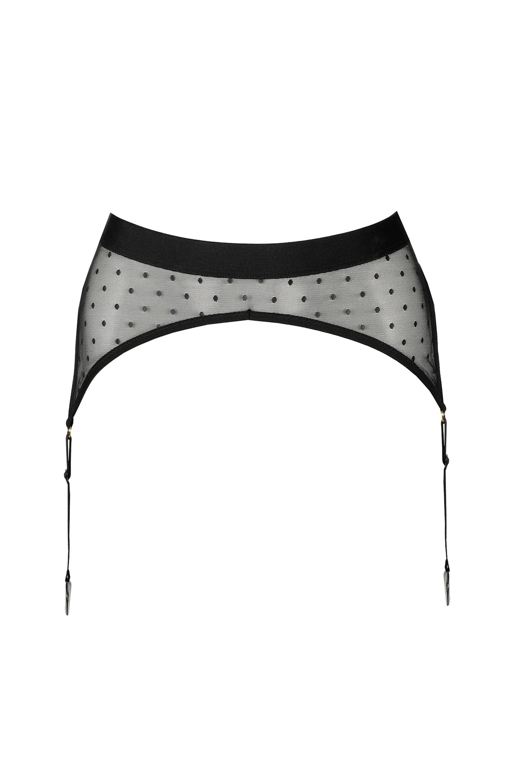 Пояс для чулок из микросетки 3500470 Rincon black