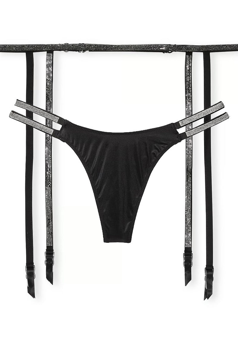 Пояс для чулок + трусики 572087232 black