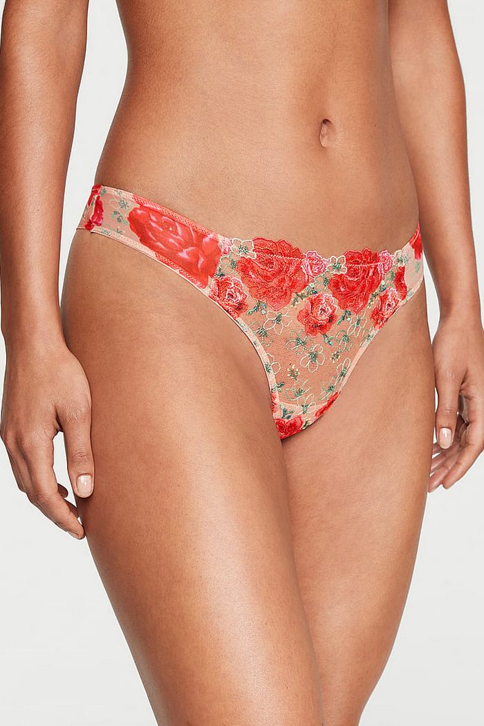 Пояс для чулок с вышивкой + трусики 679342562