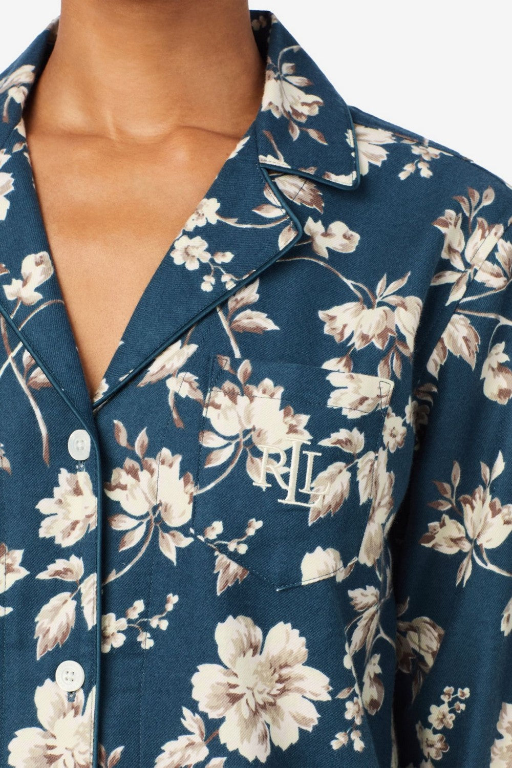 Піжама з квітковим візерунком 710229591 blue Ralph Lauren