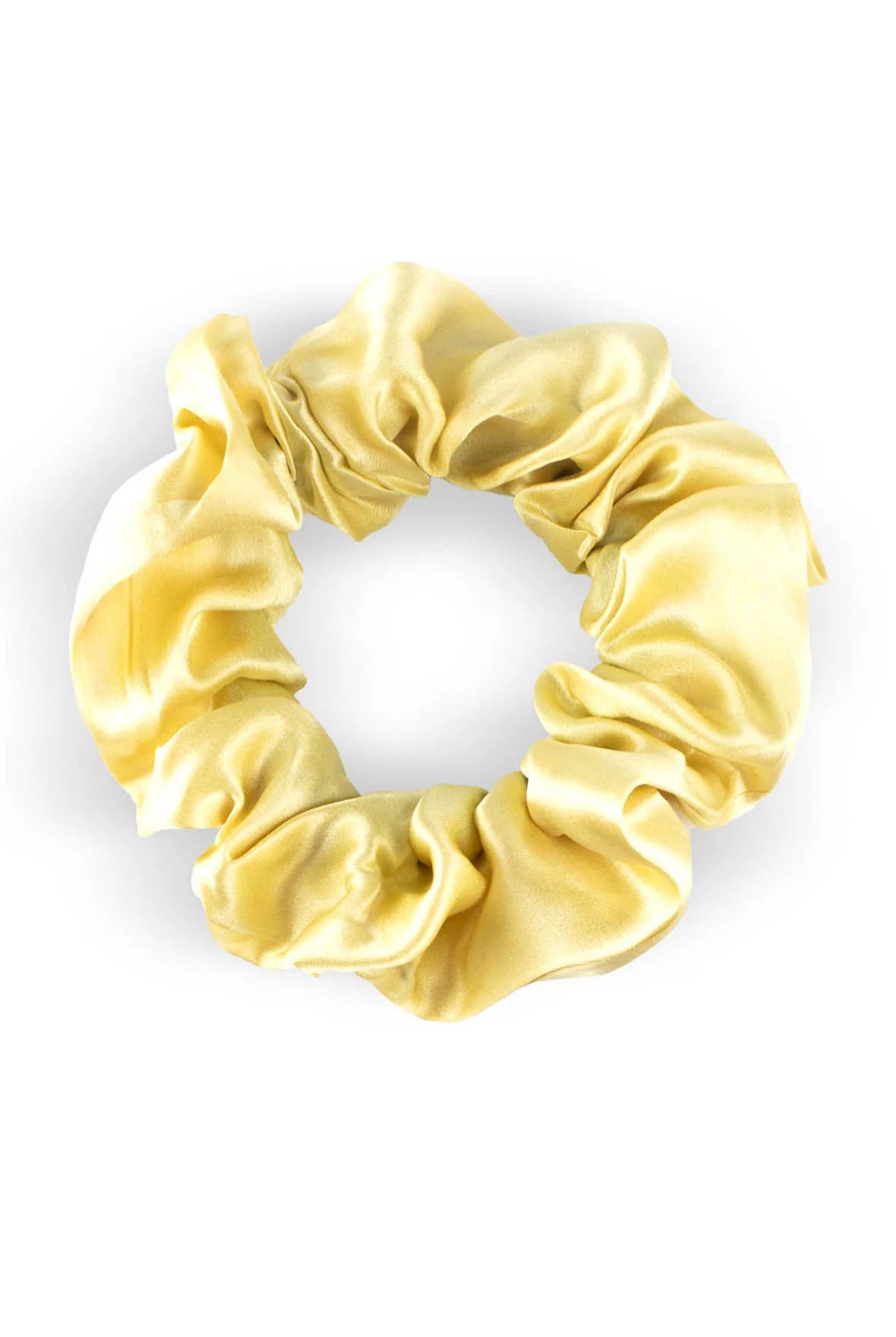 Шелковая резинка для волос 250001-57 panna cotta