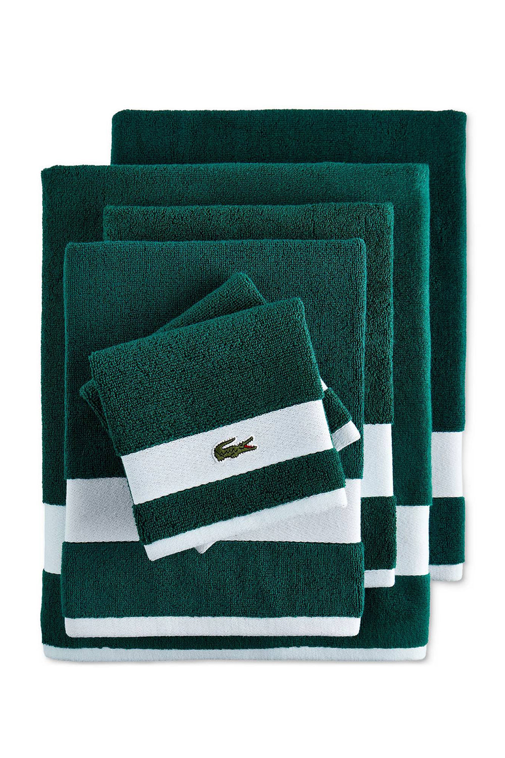 Комплект рушників 333228992 green Lacoste