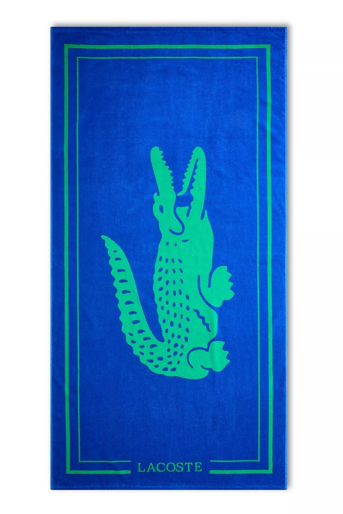 Пляжний рушник 592564359 blue/green Lacoste