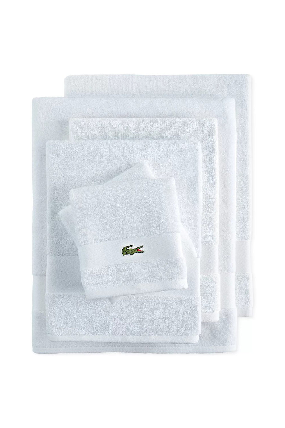Комплект рушників 706280834 white Lacoste