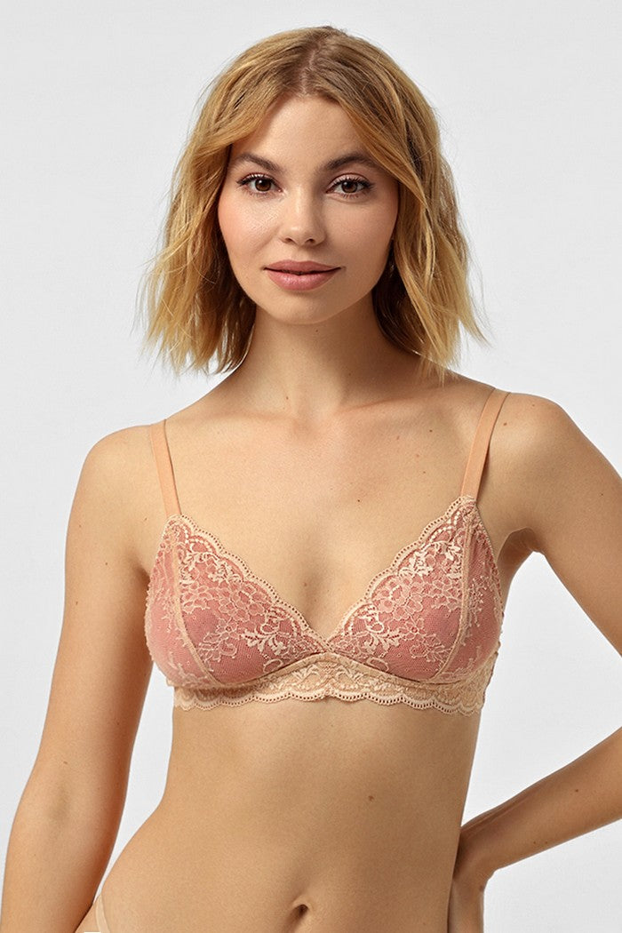 Мягкий бралет без косточек CM-1400 beige