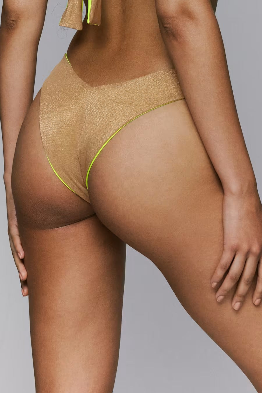 Двусторонние плавки бразилиана 3600156 Denes golden/neon