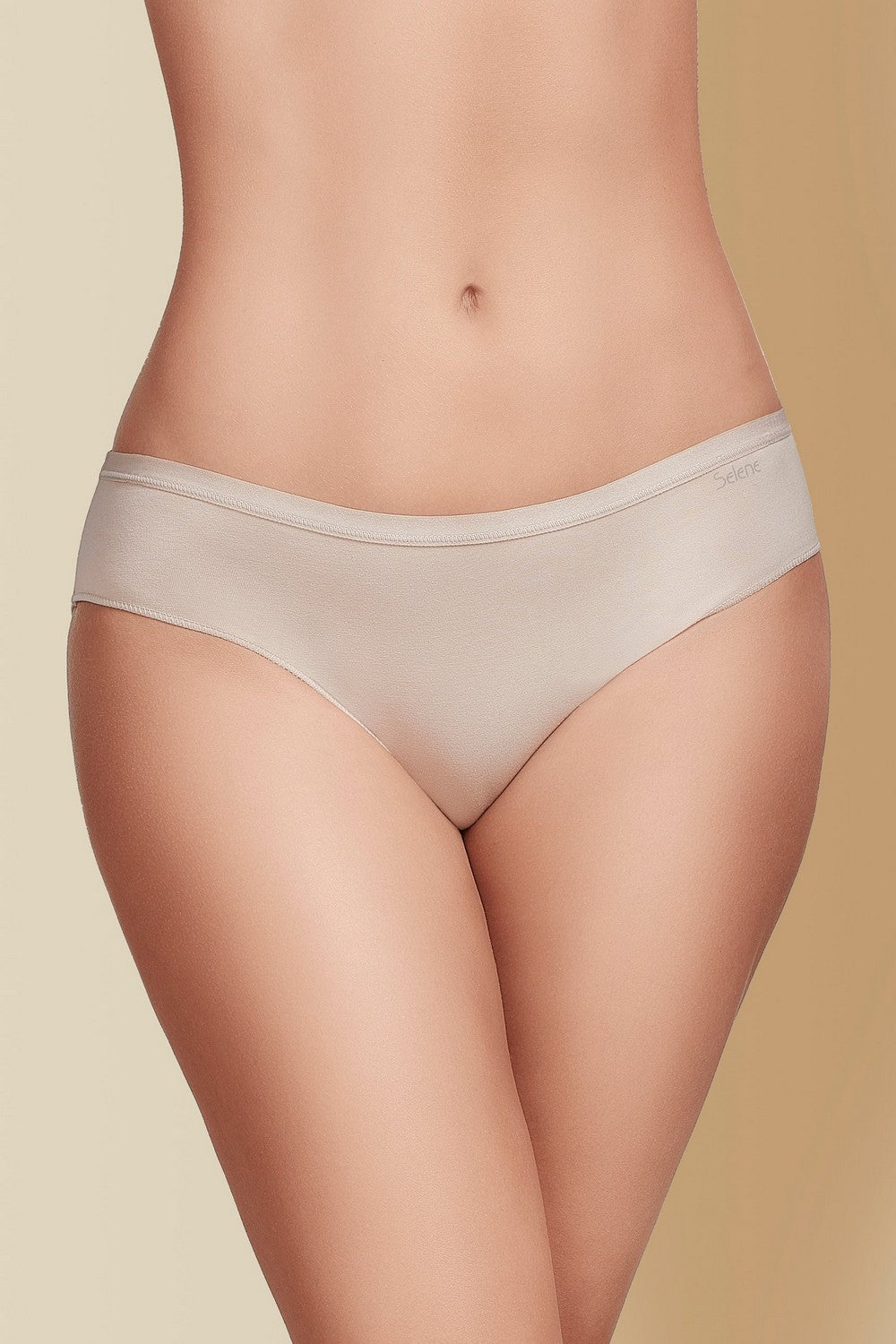 Трусики сліп із бавовни 3135/LBI (2 шт.) beige Selene