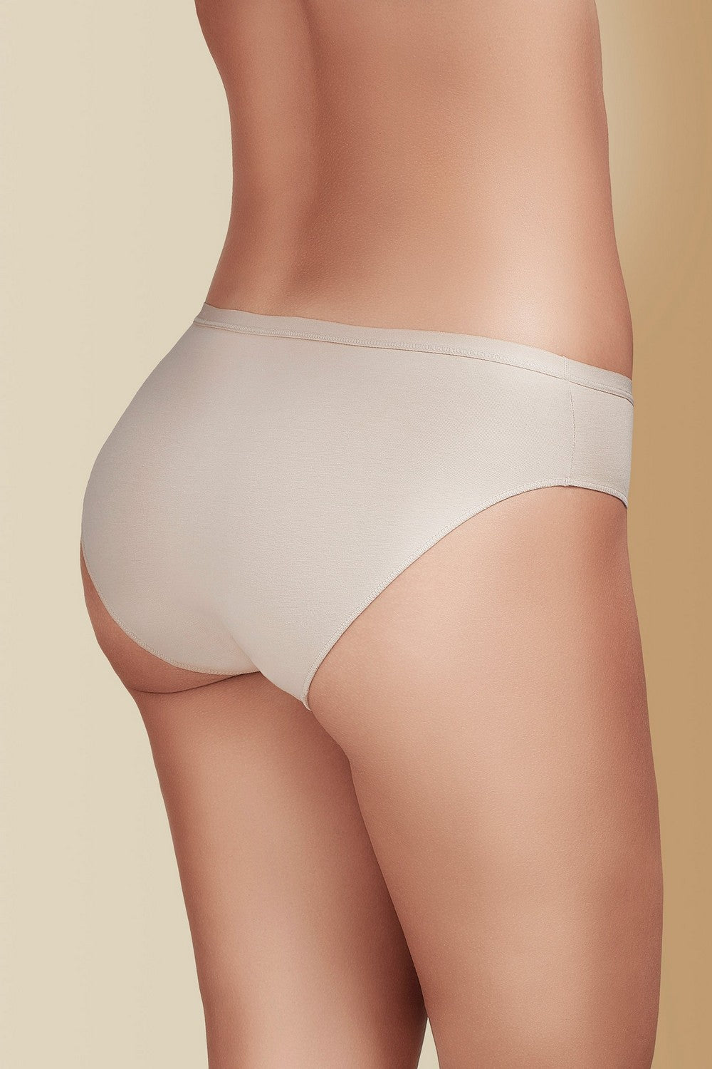 Трусики сліп із бавовни 3135/LBI (2 шт.) beige Selene спина