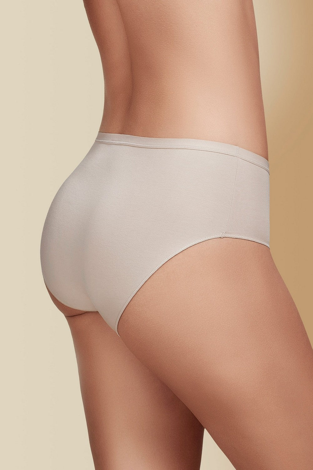 Трусики сліп із бавовни 3136/LBI (2 шт.) beige Selene спина