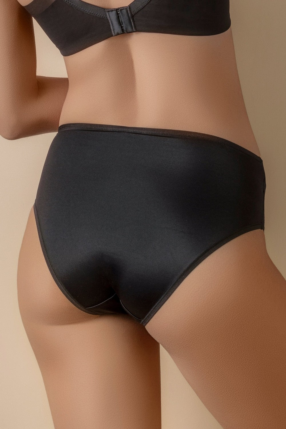 Трусики сліп із мереживом Mara 3138/LBI black Selene спина