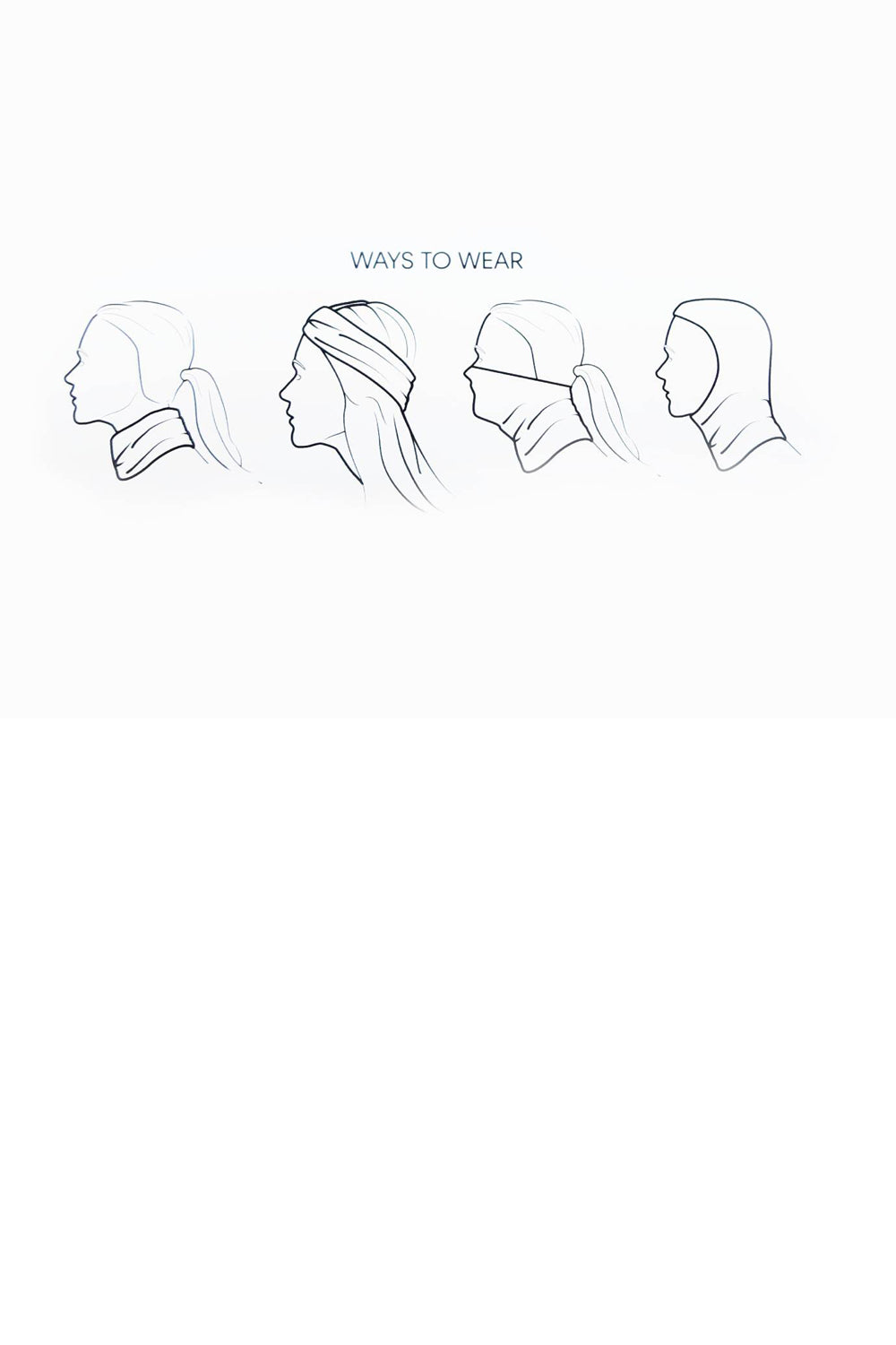 Універсальний шарф-бафф 457151586 white