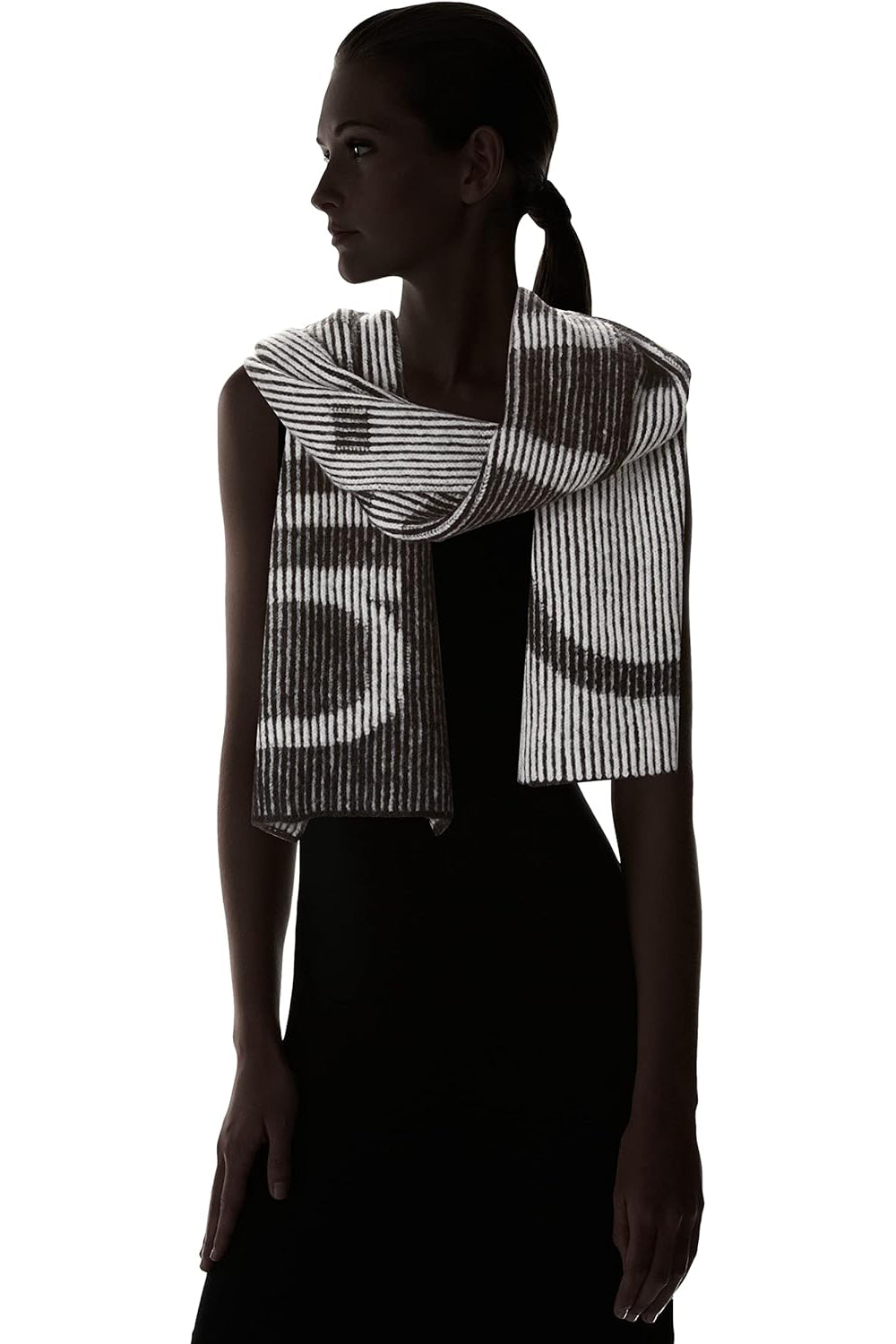 В'язаний шарф 615590579 black