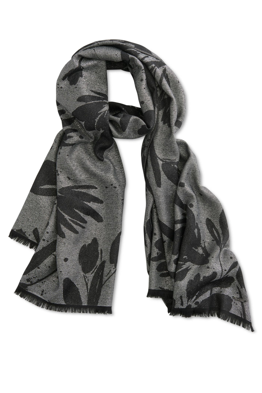 Шарф з бахромою 862207934 black