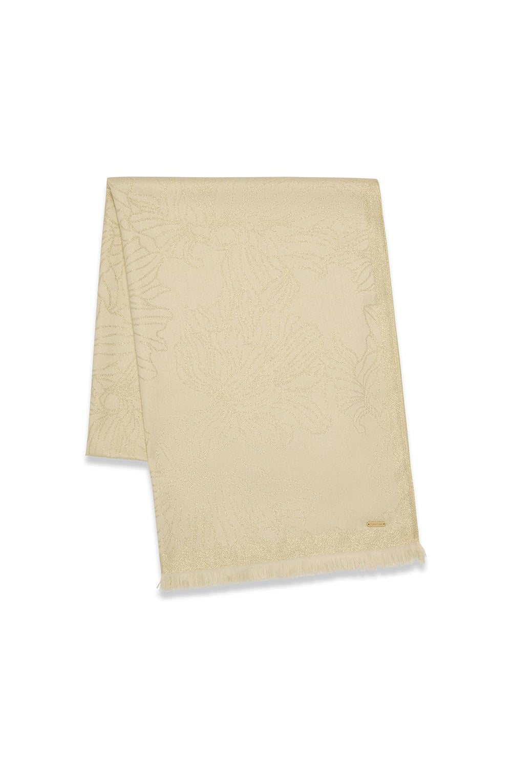 Шарф із принтом 404418075 beige