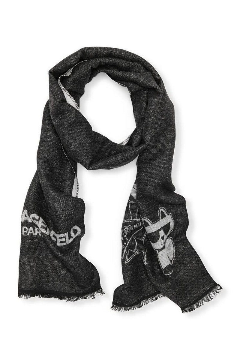 Шарф с логотипом 75573070 black