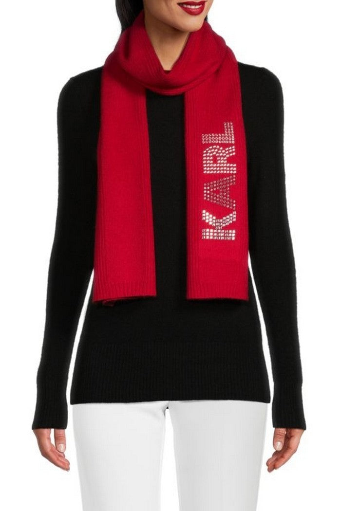 Шарф с пайетками 81341801 red