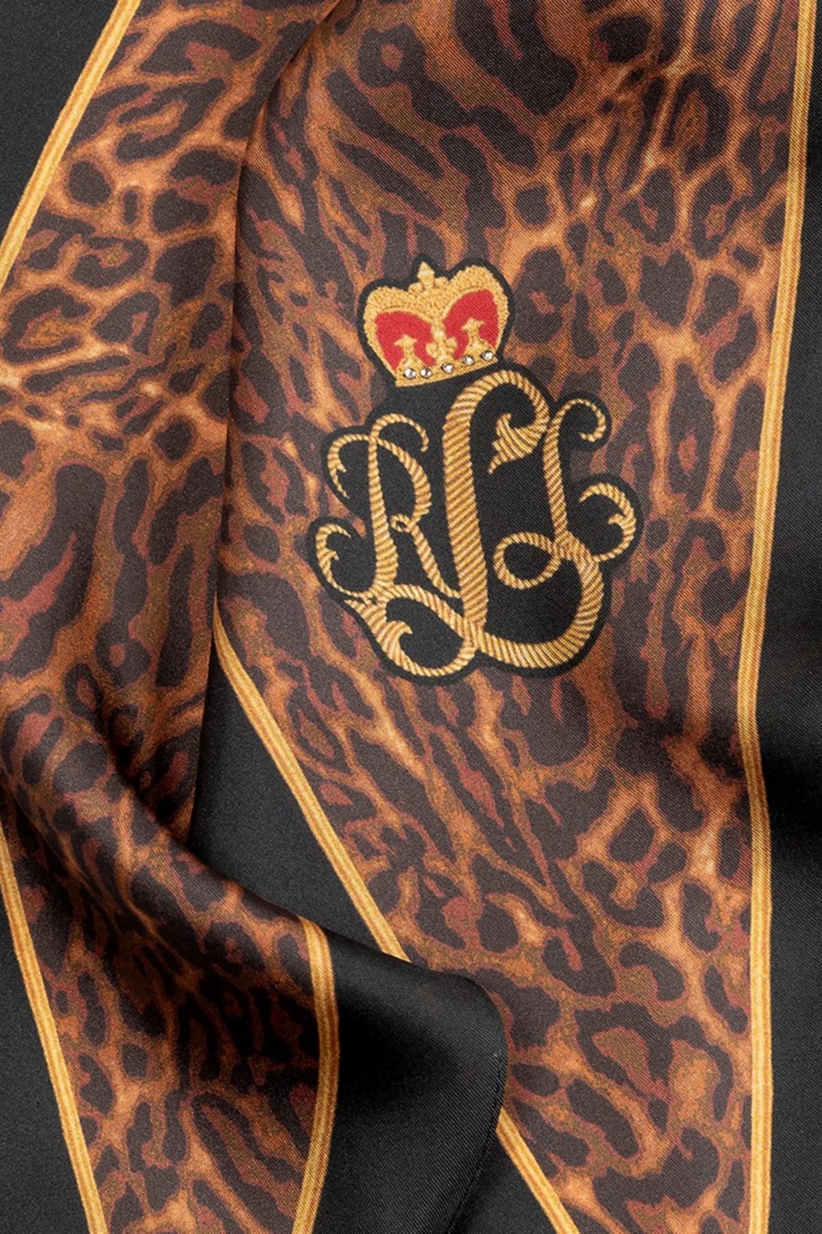 Шовковий шарф 863603392 leopard Ralph Lauren