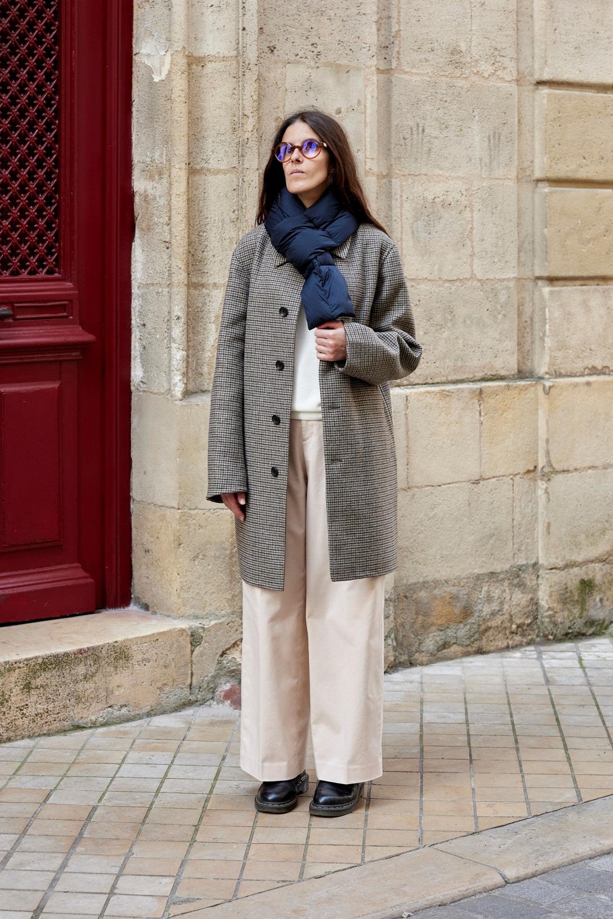 Утеплений шарф 350570244 blue