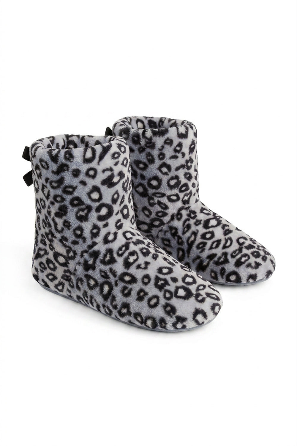 Домашние сапожки в леопардовый принт 016 UGG black