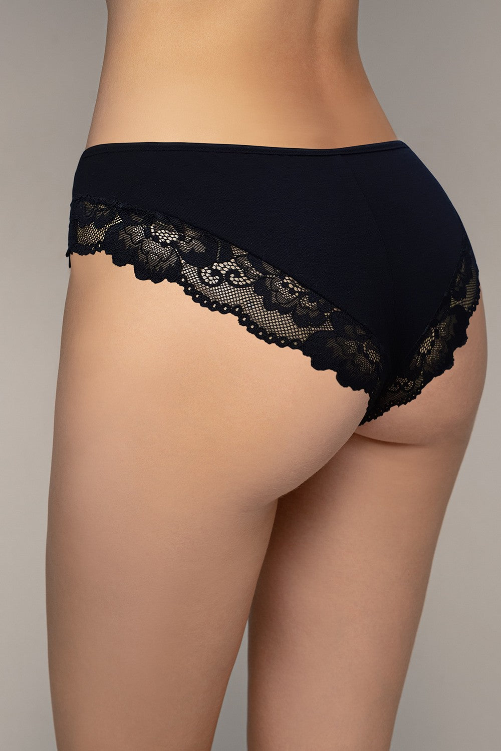 Хлопковые трусики слип BLB 117 (2 шт.) black