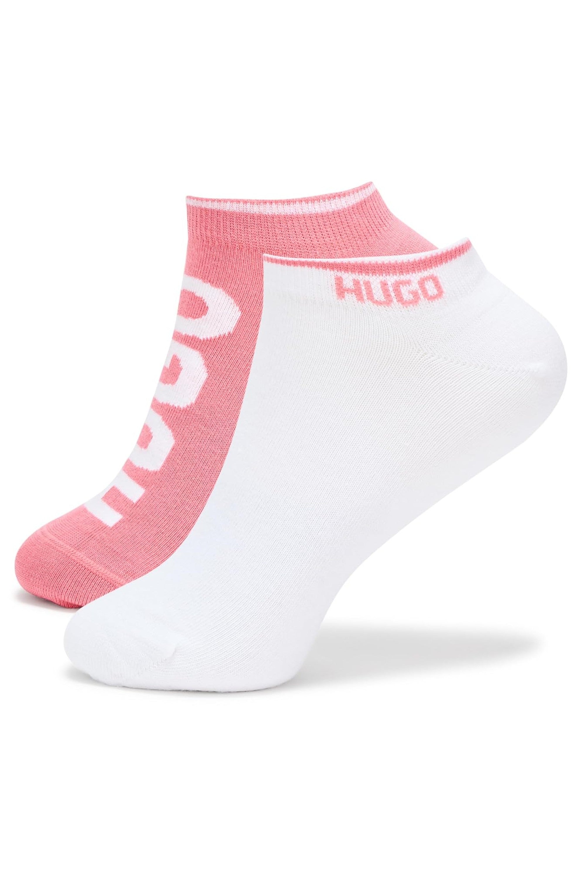 Короткі шкарпетки 921593019 (2 пари) white/rose Hugo Boss