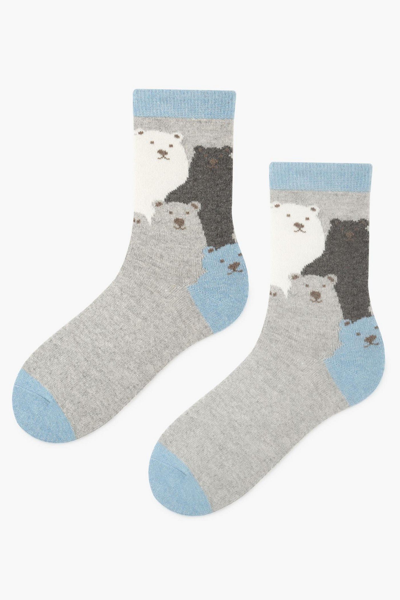 Теплые носки D34 Angora Women No Terry blue