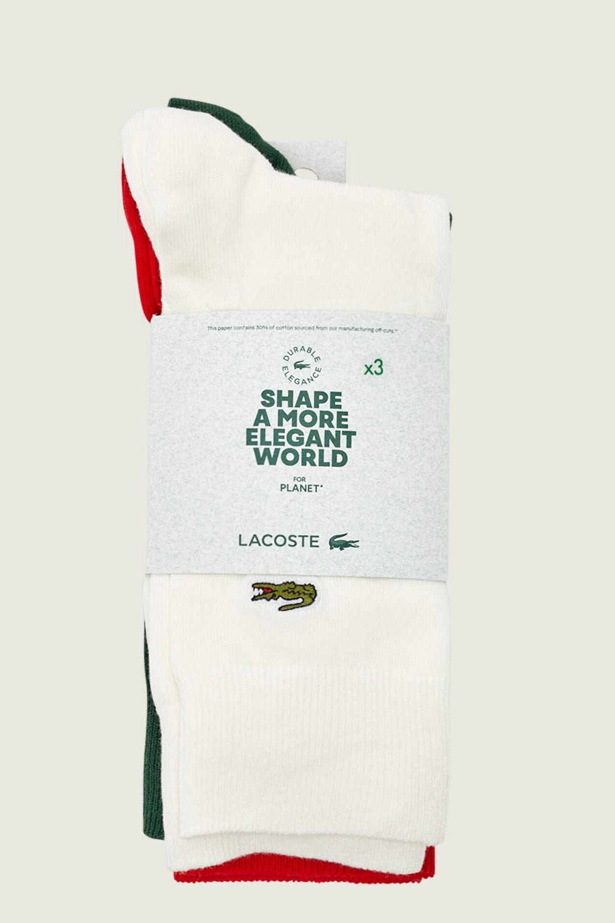 Чоловічі високі носки 747613035 (3 пари) multi Lacoste