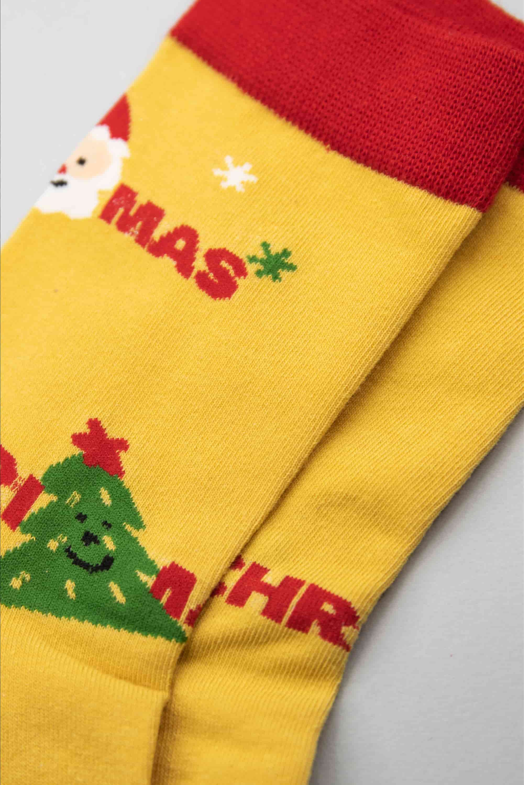 Новогодние носки CW123 Christmas apricot