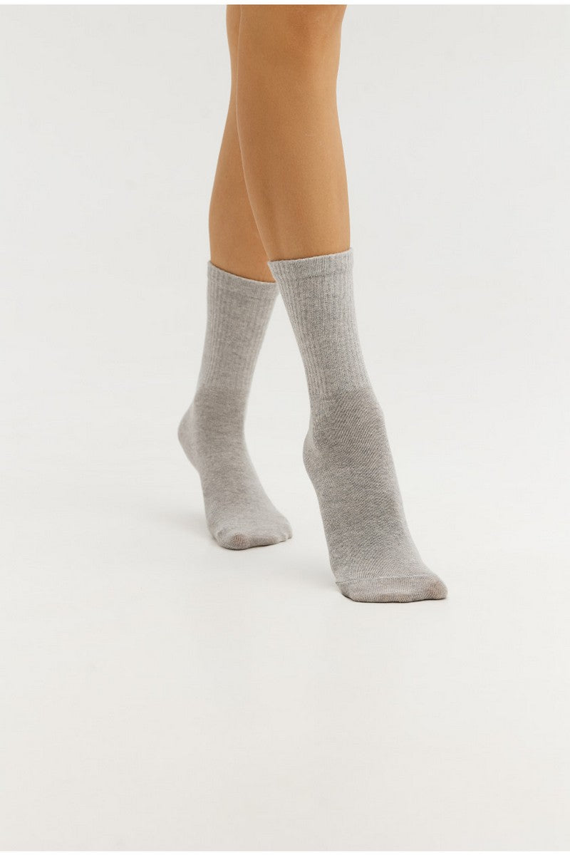 Высокие спортивные носки LSO02-4 gray