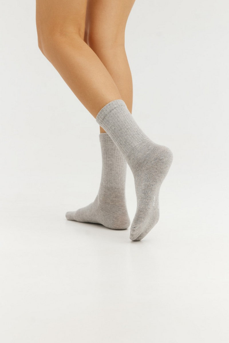 Высокие спортивные носки LSO02-4 gray