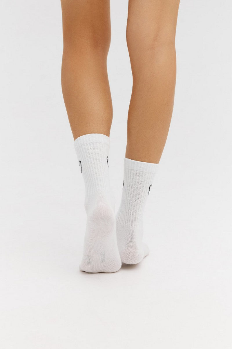 Высокие спортиные носки LSO03-4 white